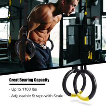 Load image into Gallery viewer, PeachKinetic Gymnastics Rings, ABS Olympic Rings for Training and Strength Workouts