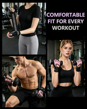 Load image into Gallery viewer, PeachKinetic Workout Gloves for Women, Gym Exercise Fitness Gloves
