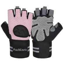 Load image into Gallery viewer, PeachKinetic Workout Gloves for Women, Gym Exercise Fitness Gloves
